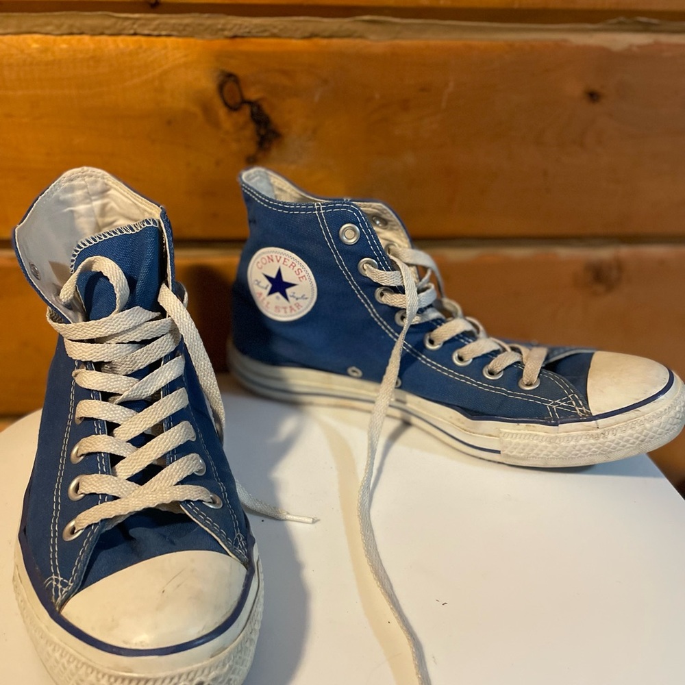 Vintage Converse Royal Blue High-Top Sneakers Size 8 Men’s / 10 Women’s
